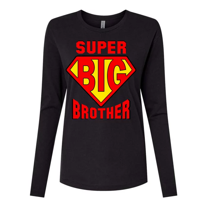 Super Big Brother Womens Cotton Relaxed Long Sleeve T-Shirt