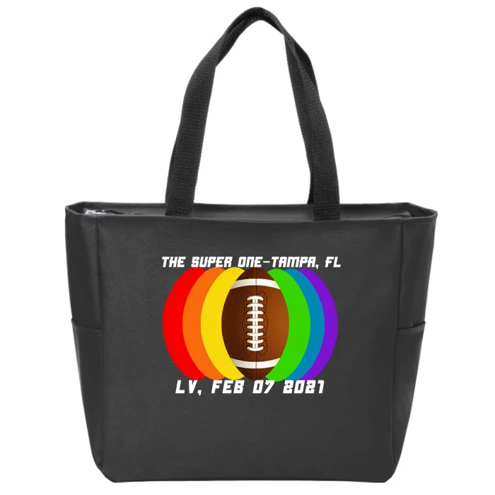 Super Big Game Kansas Football Zip Tote Bag