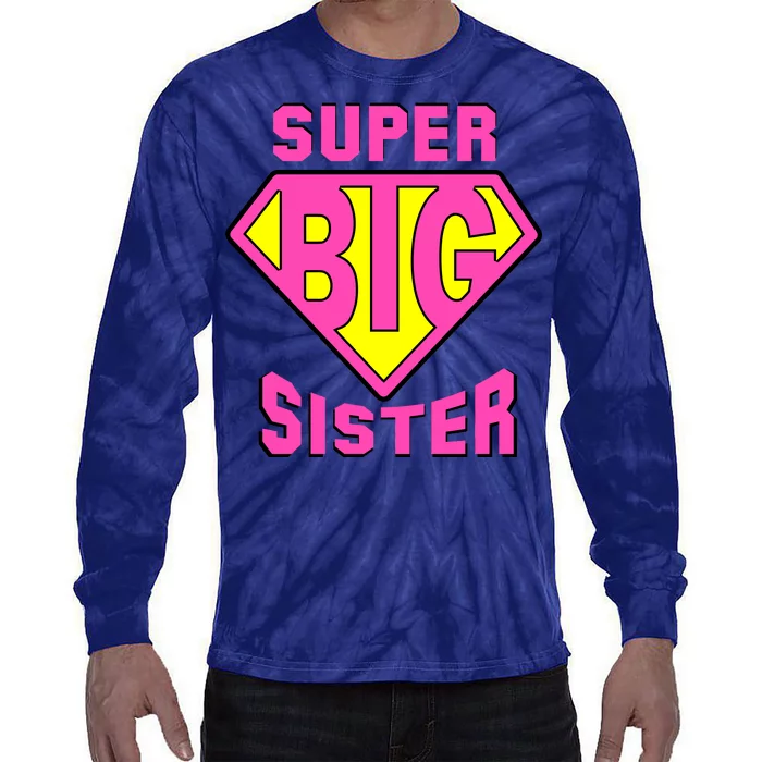 Super Big Sister Tie-Dye Long Sleeve Shirt