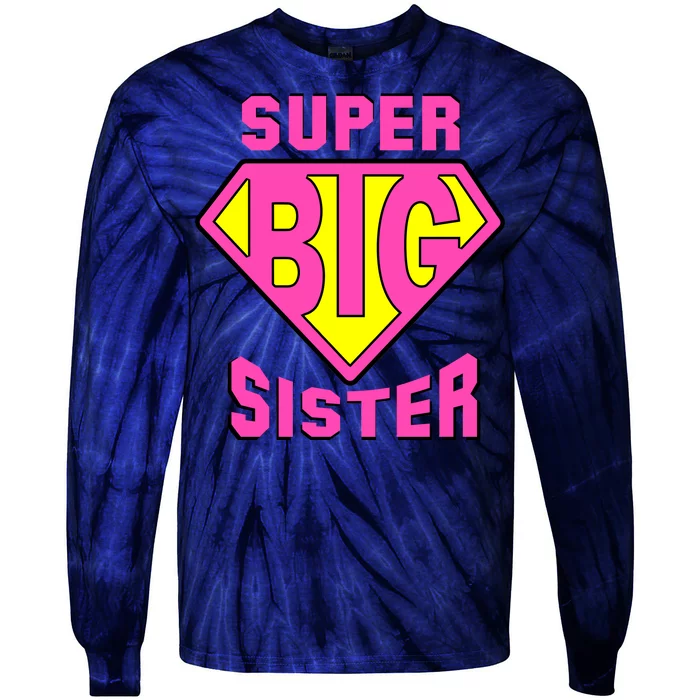 Super Big Sister Tie-Dye Long Sleeve Shirt