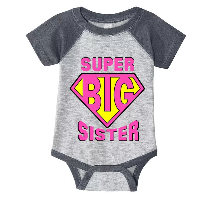 Super Big Sister Infant Baby Jersey Bodysuit