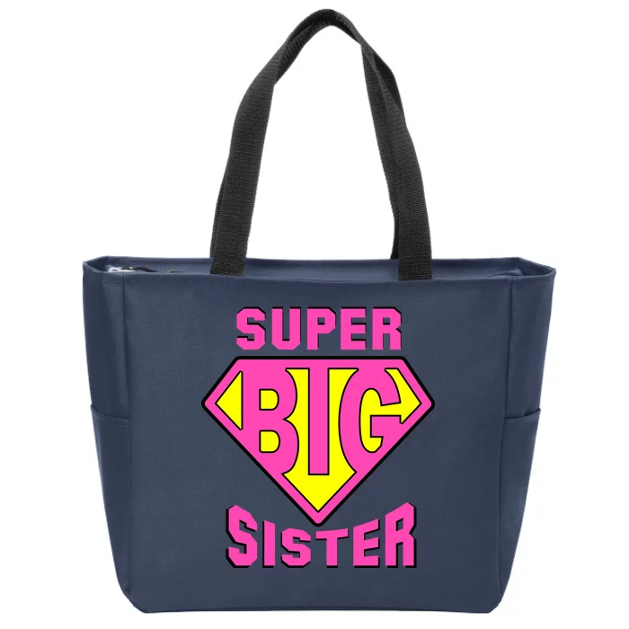 Super Big Sister Zip Tote Bag