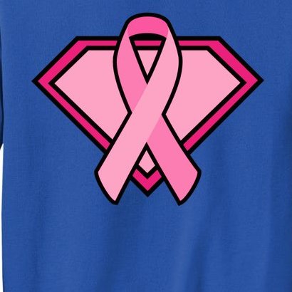 Super Breast Cancer Superhero Tall Sweatshirt