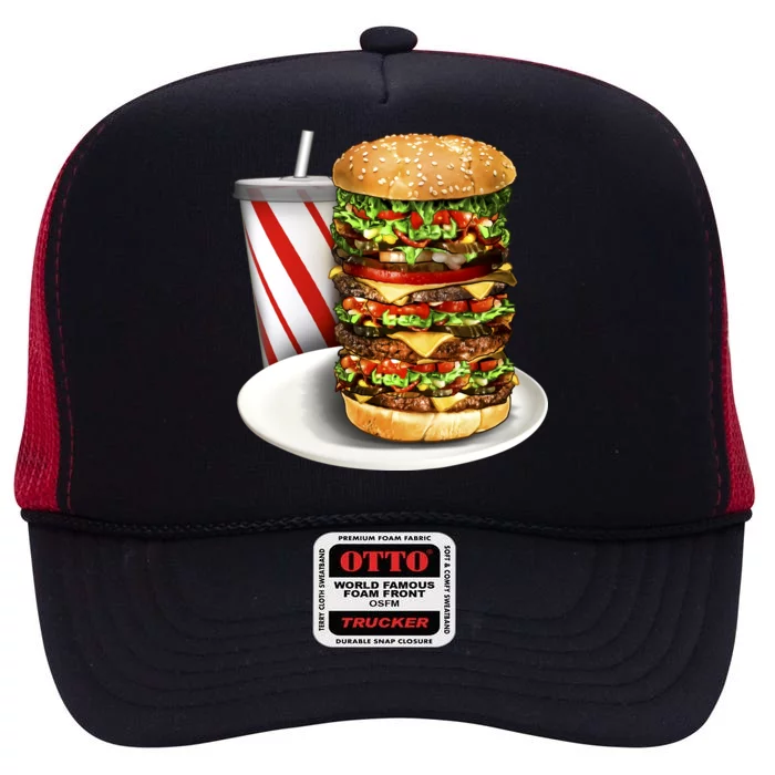 Super Burger High Crown Mesh Trucker Hat