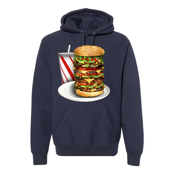 Super Burger Premium Hoodie