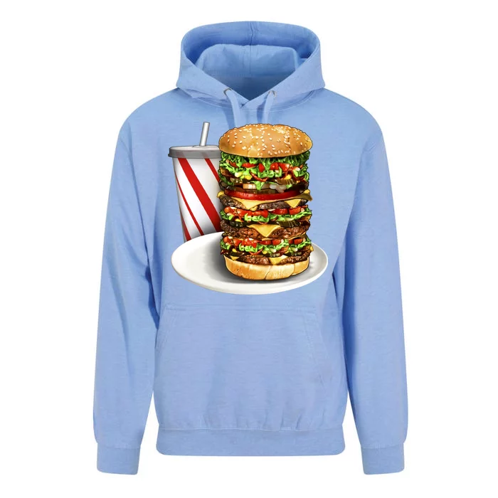 Super Burger Unisex Surf Hoodie