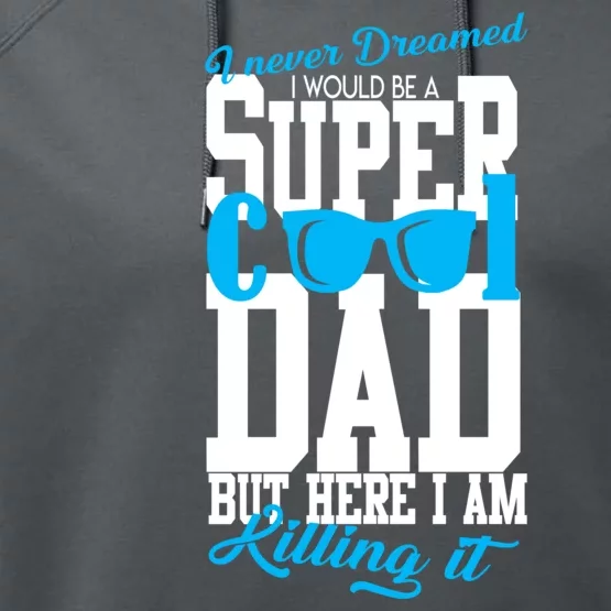 Super Cool Dad Performance Fleece Hoodie