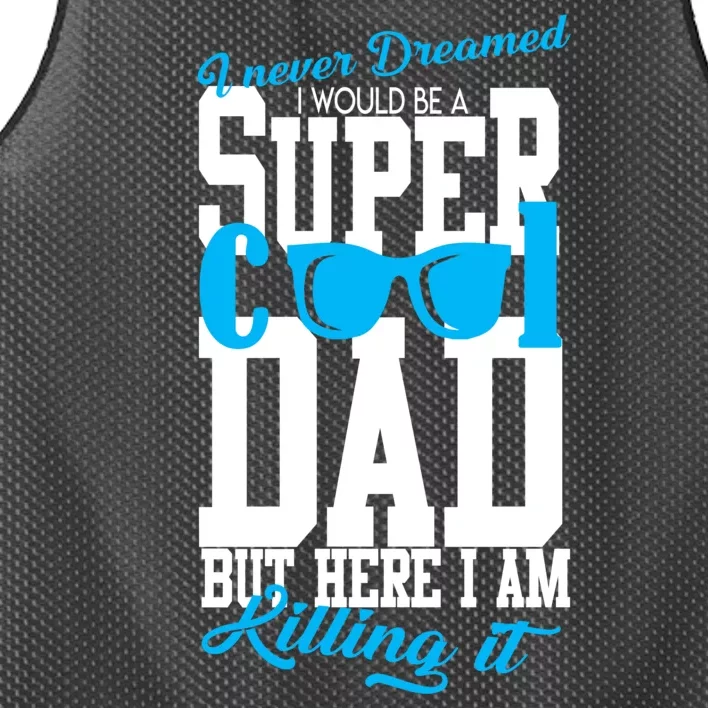 Super Cool Dad Mesh Reversible Basketball Jersey Tank