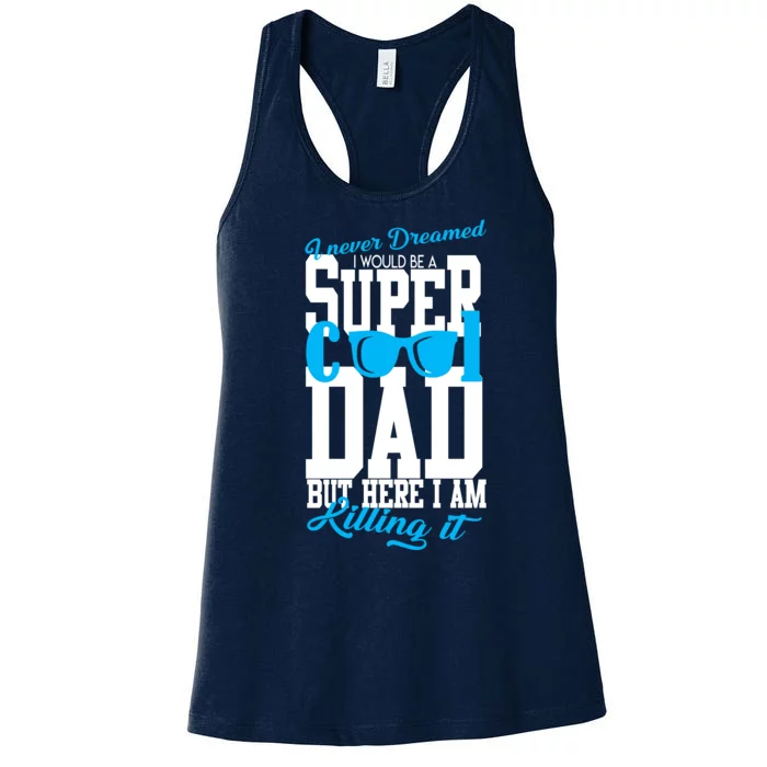 Super Cool Dad Women's Racerback Tank