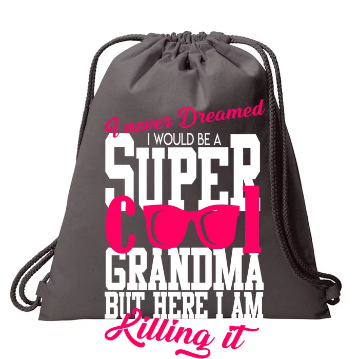 Super Cool Grandma Drawstring Bag