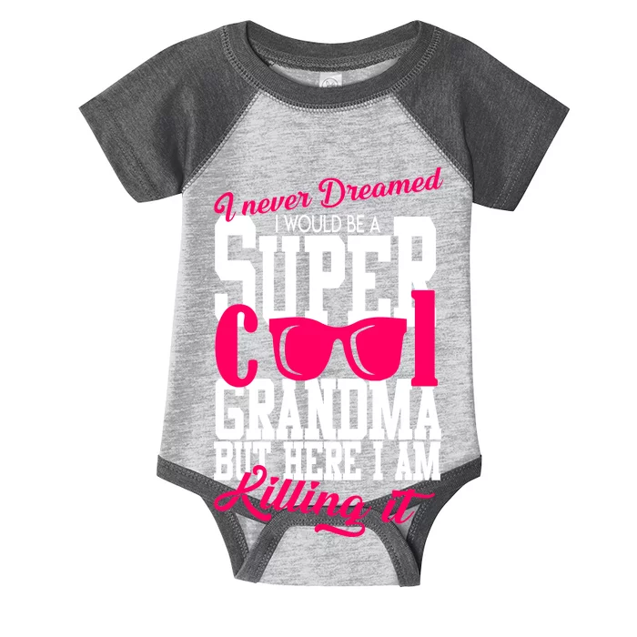 Super Cool Grandma Infant Baby Jersey Bodysuit