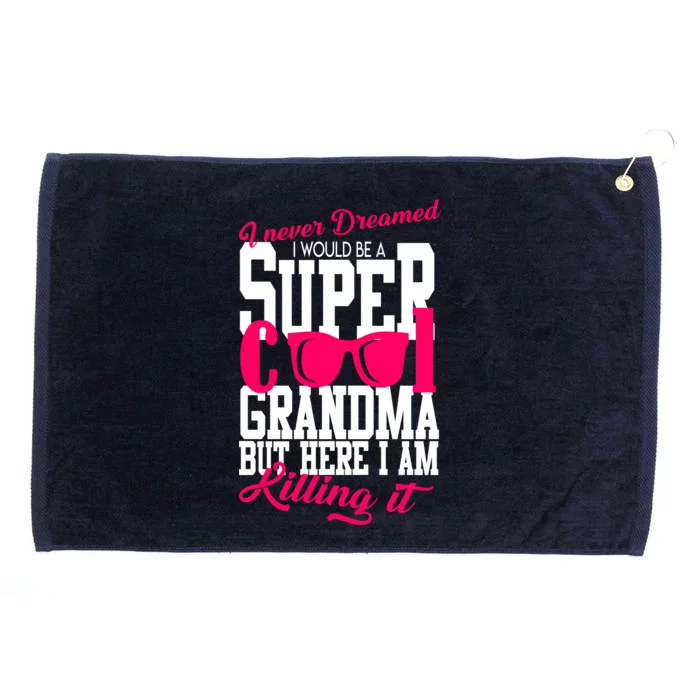 Super Cool Grandma Grommeted Golf Towel