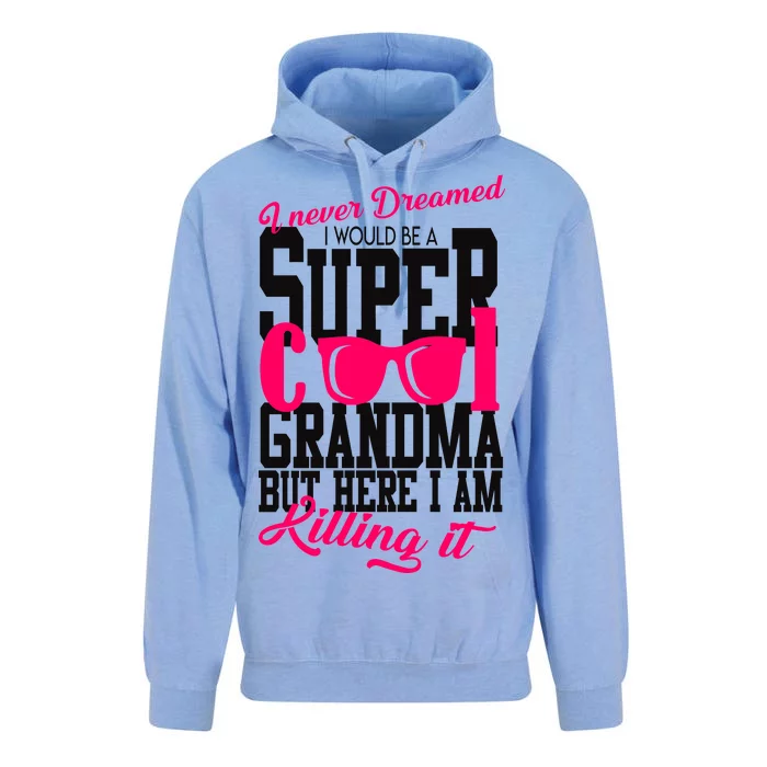 Super Cool Grandma Unisex Surf Hoodie