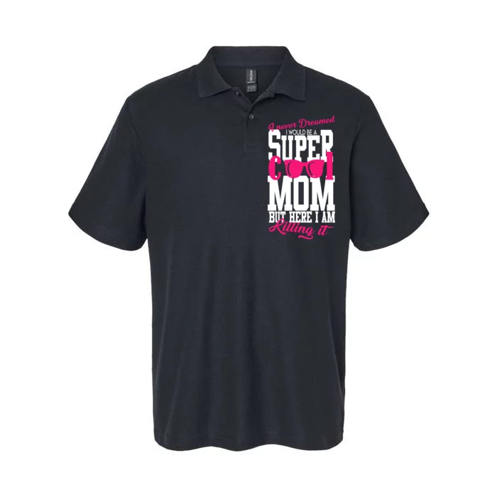 Super Cool Mom Softstyle Adult Sport Polo