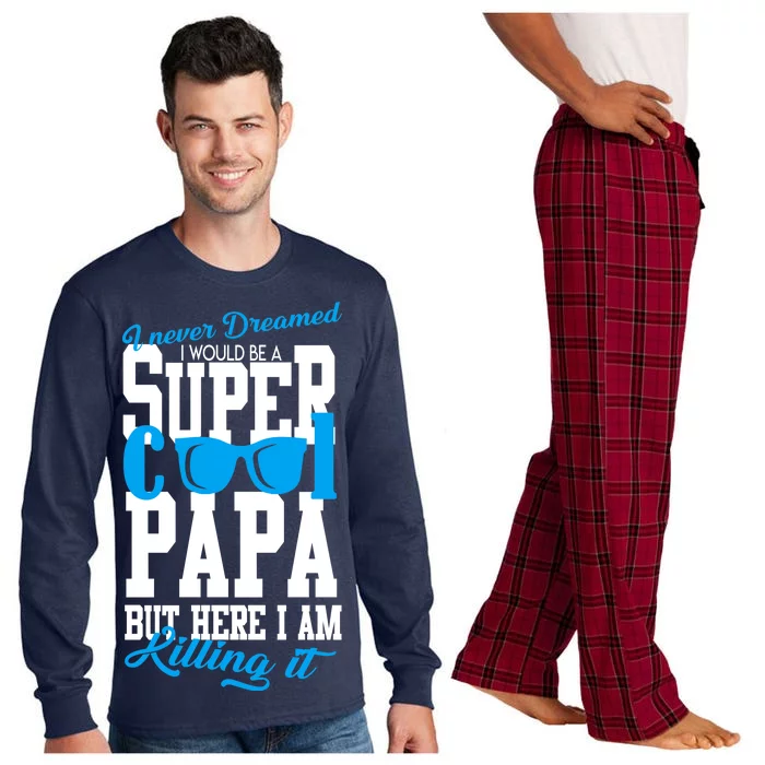 Super Cool Papa Long Sleeve Pajama Set