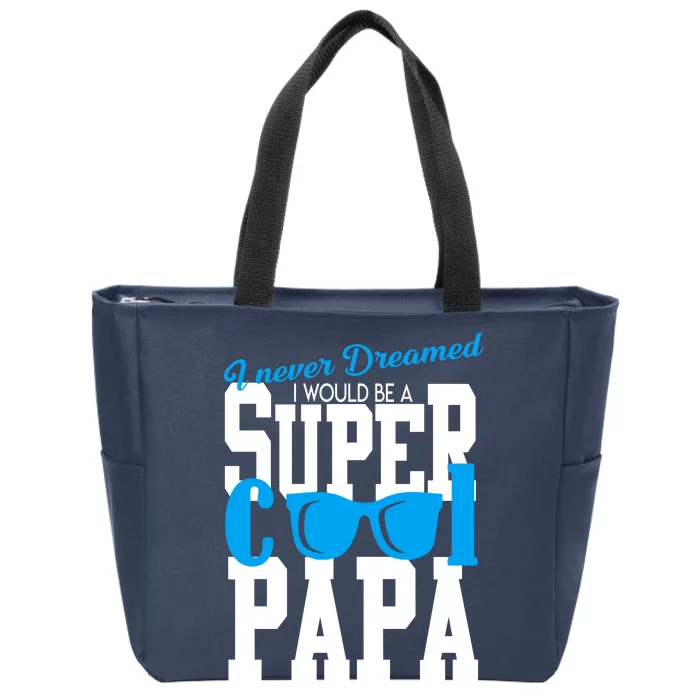 Super Cool Papa Zip Tote Bag