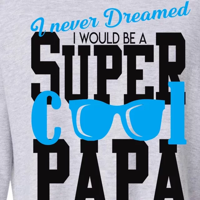 Super Cool Papa Cropped Pullover Crew