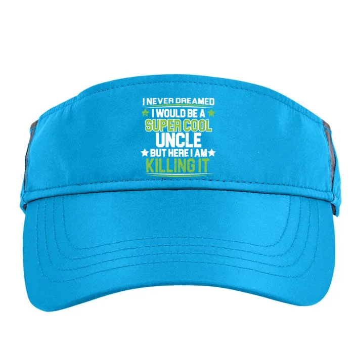 Super Cool Uncle Killing It Adult Drive Performance Visor