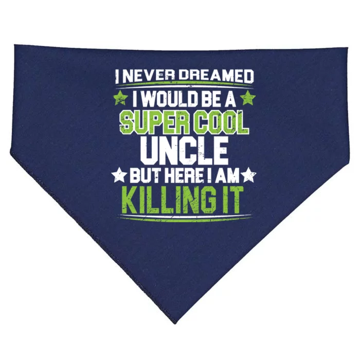 Super Cool Uncle Killing It USA-Made Doggie Bandana