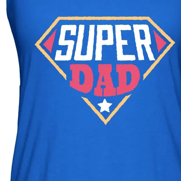 Super Dad Captain Ladies Essential Flowy Tank