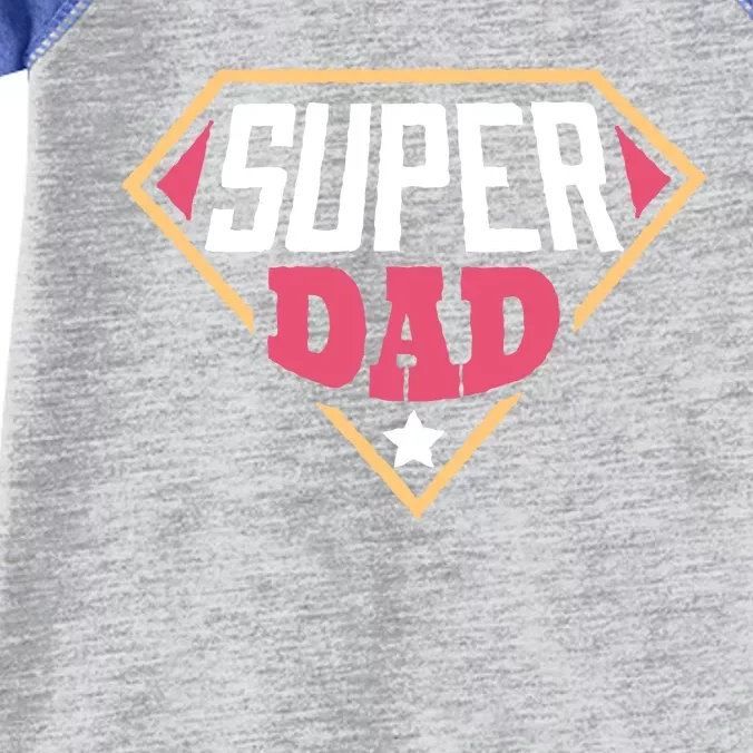 Super Dad Captain Infant Baby Jersey Bodysuit