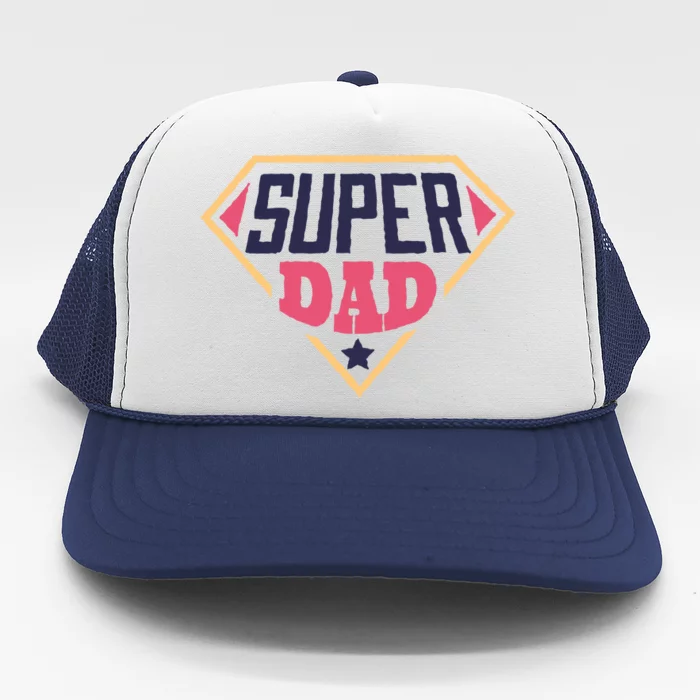 Super Dad Captain Trucker Hat