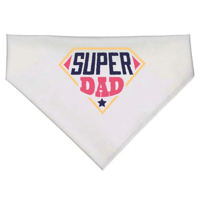 Super Dad Captain USA-Made Doggie Bandana