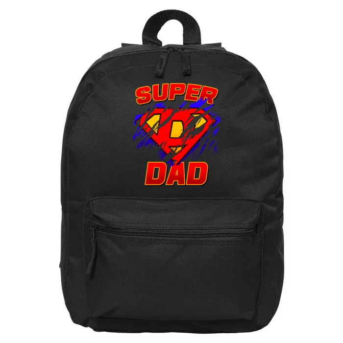 Super Dad Ripped Logo 16 in Basic Backpack