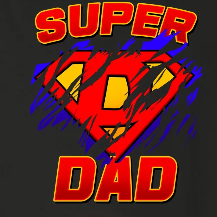 Super Dad Ripped Logo Toddler Long Sleeve Shirt