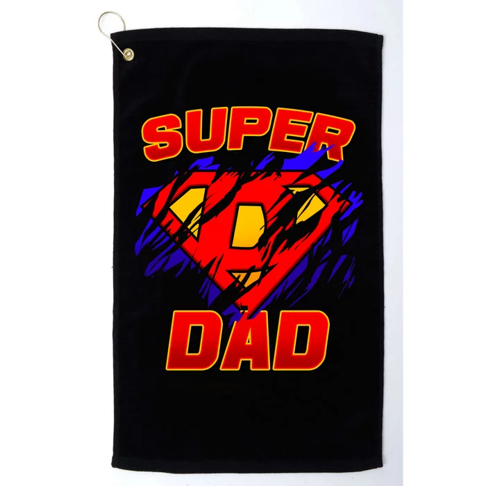 Super Dad Ripped Logo Platinum Collection Golf Towel