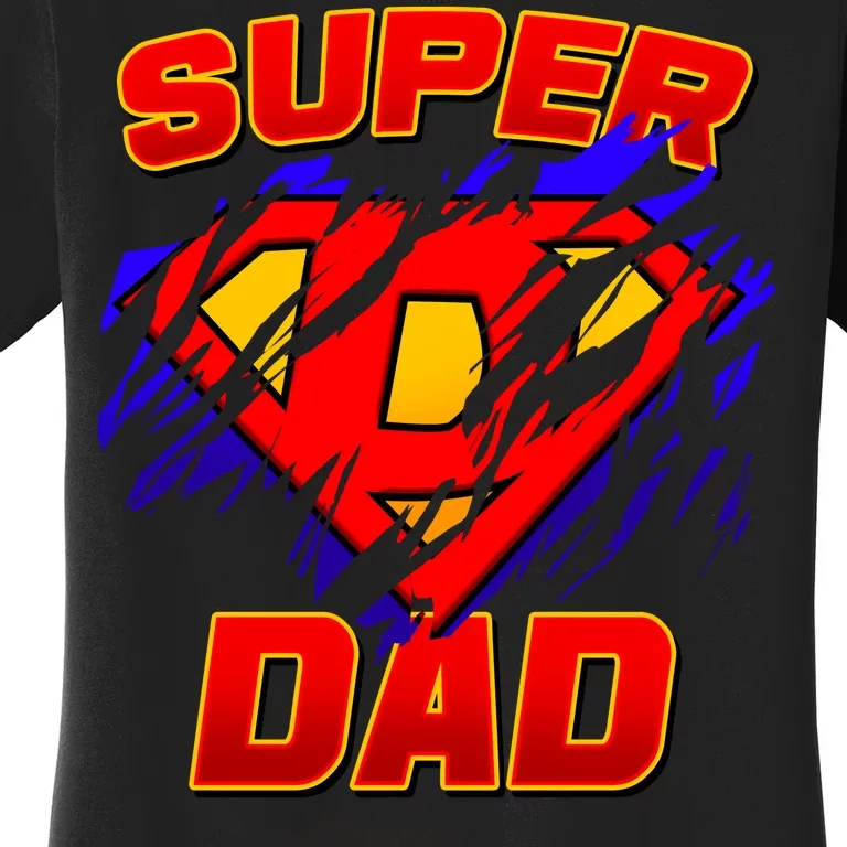 Super Dad Ripped Logo Women's T-Shirt