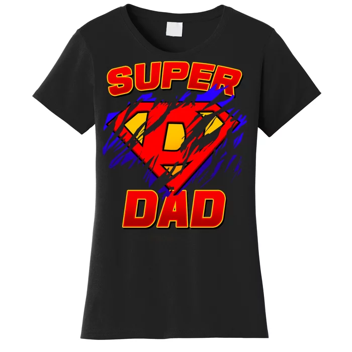 Super Dad Ripped Logo Women's T-Shirt