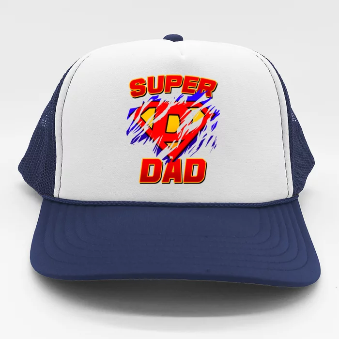 Super Dad Ripped Logo Trucker Hat