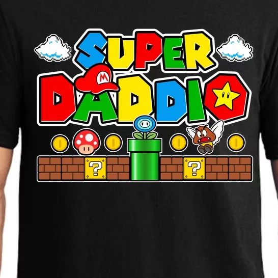 Super Daddio Dad Video Gamer Pajama Set