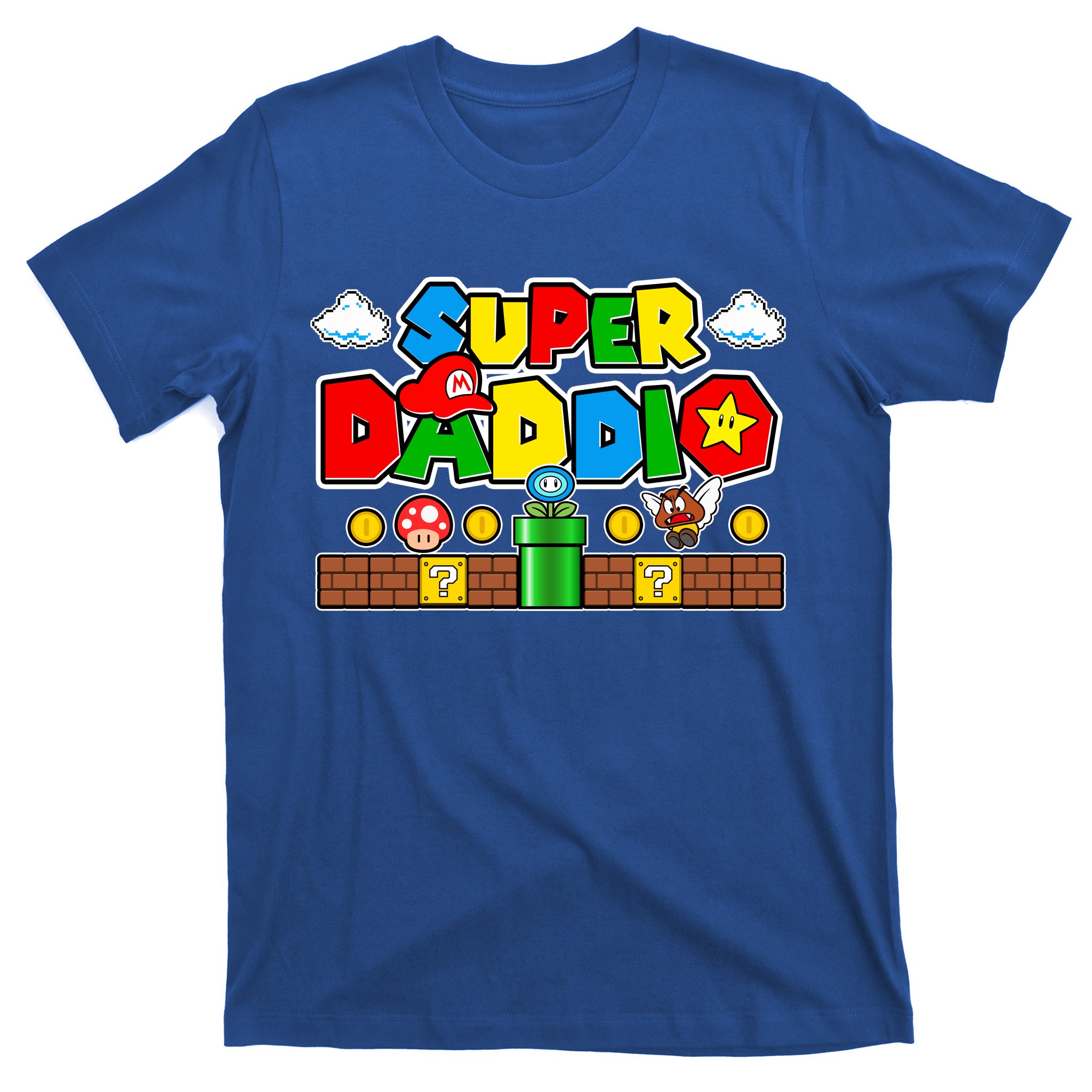 Baseball Shirt for Dad, Baseball Sports Shirts for Men M / Royal Blue