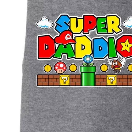 Super Daddio Dad Video Gamer Doggie 3-End Fleece Hoodie