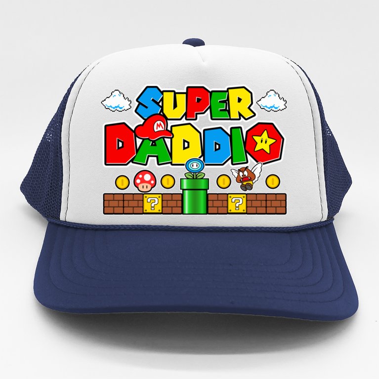 Super Daddio Dad Video Gamer Trucker Hat