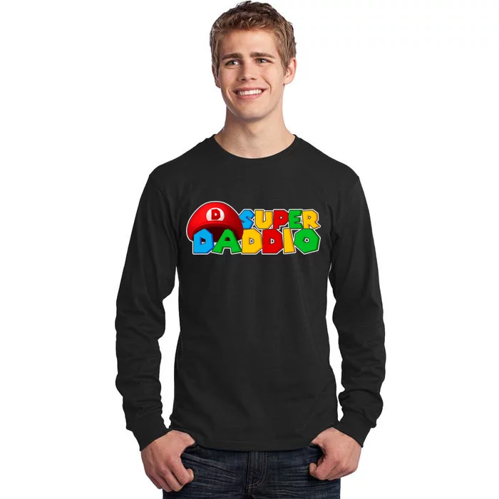 Super Daddio Gamer Dad Tall Long Sleeve T-Shirt