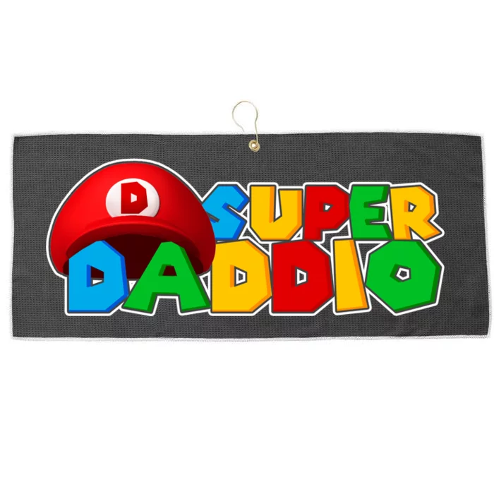 Super Daddio Gamer Dad Large Microfiber Waffle Golf Towel