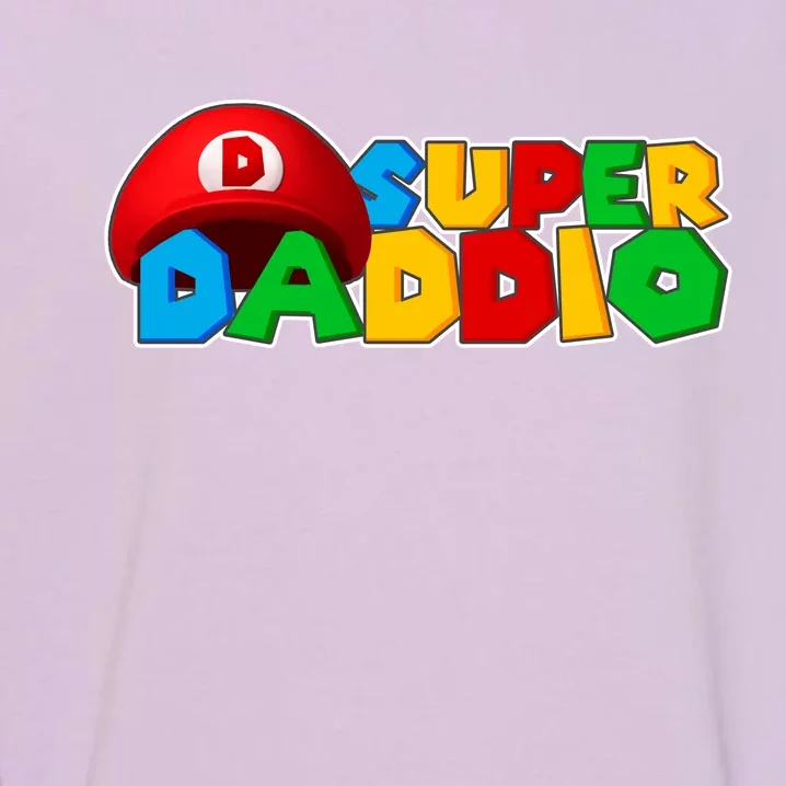 Super Daddio Gamer Dad Garment-Dyed Sweatshirt