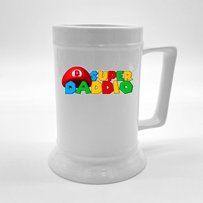 Super Daddio Gamer Dad Front & Back Beer Stein