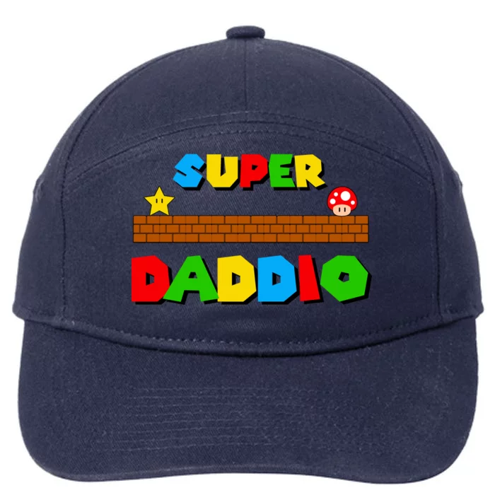 Super Daddio Retro Video Game 7-Panel Snapback Hat