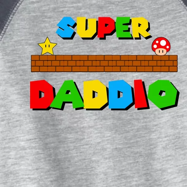 Super Daddio Retro Video Game Toddler Fine Jersey T-Shirt