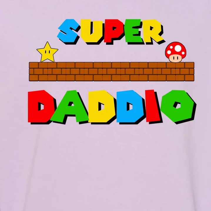 Super Daddio Retro Video Game Garment-Dyed Sweatshirt