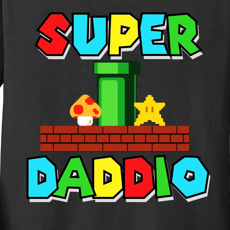 Super Dadio Kids Long Sleeve Shirt