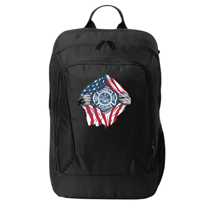 Super Fireman USA City Backpack