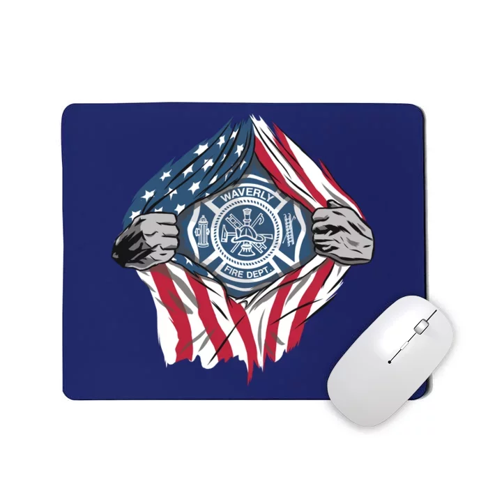 Super Fireman USA Mousepad