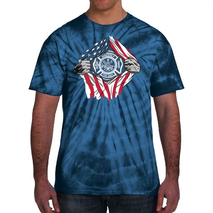 Super Fireman USA Tie-Dye T-Shirt