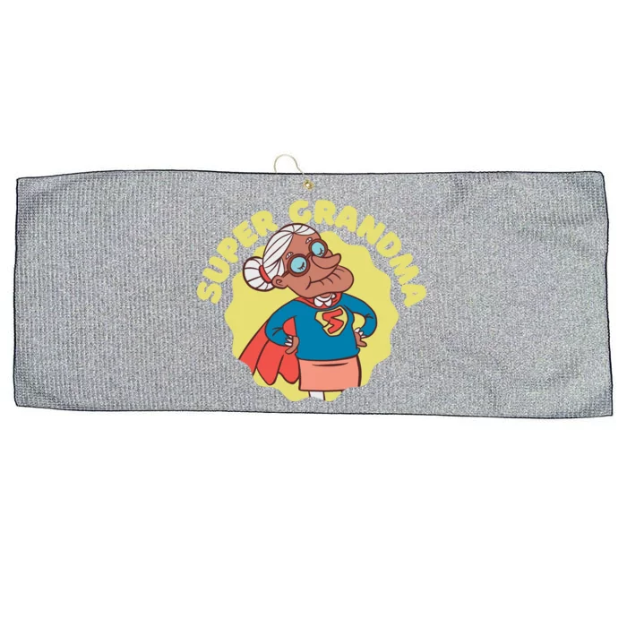 Super Grandma Large Microfiber Waffle Golf Towel