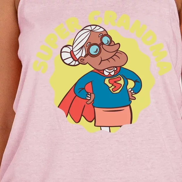 Super Grandma Women's Knotted Racerback Tank